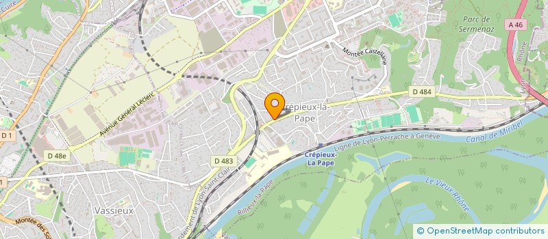 localisation de l'entreprise MONSIEUR QUENTIN COLLOMB  RILLIEUX-LA-PAPE