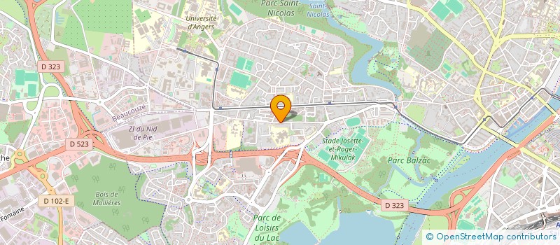 localisation de l'entreprise MONSIEUR QUENTIN COMBAT à ANGERS