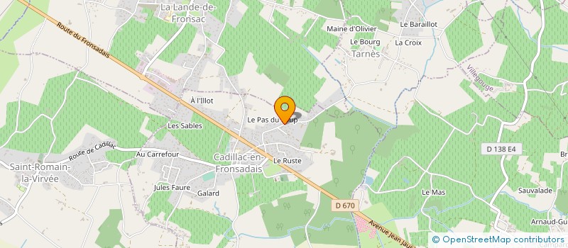 localisation de l'entreprise MONSIEUR QUENTIN COMPAGNON  LIBOURNE