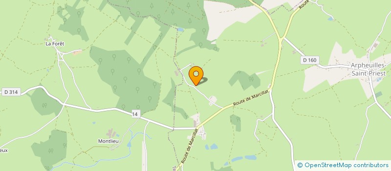 localisation de l'entreprise MONSIEUR QUENTIN CONORD  ARPHEUILLES-SAINT-PRIEST