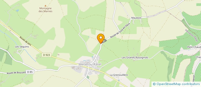 localisation de l'entreprise MONSIEUR QUENTIN CORNELY  MENETOU-RATEL