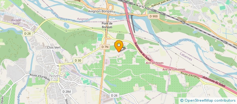 localisation de l'entreprise MONSIEUR QUENTIN COSTANZO  NOVES