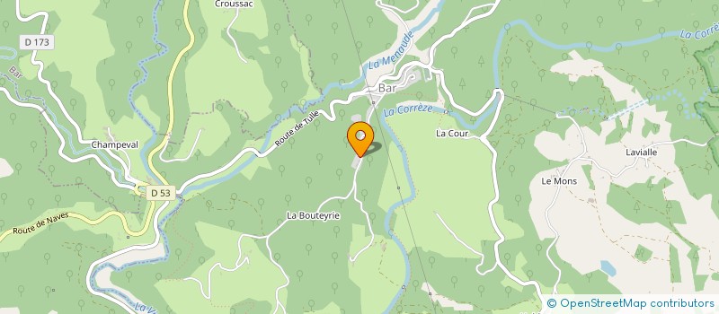 localisation de l'entreprise MONSIEUR QUENTIN COSTE  LADIGNAC-SUR-RONDELLES