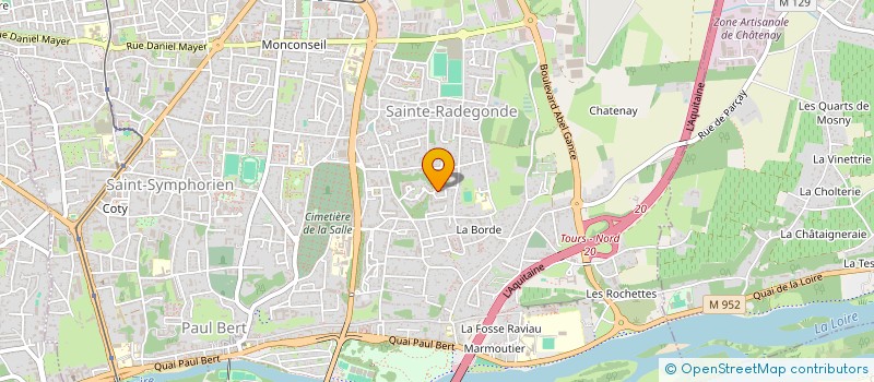 localisation de l'entreprise MONSIEUR QUENTIN COUSINIE  TOURS