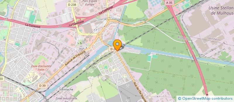 localisation de l'entreprise MONSIEUR QUENTIN CRESSANT  RIXHEIM