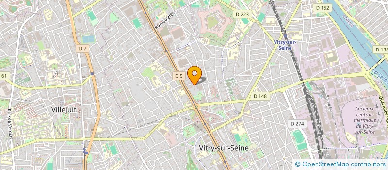 localisation de l'entreprise MONSIEUR QUENTIN CROCHARD  VITRY-SUR-SEINE