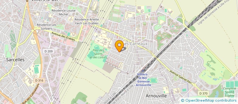 localisation de l'entreprise MONSIEUR QUENTIN CROQ  ARNOUVILLE