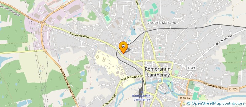 localisation de l'entreprise MONSIEUR QUENTIN CYPRES  ROMORANTIN-LANTHENAY