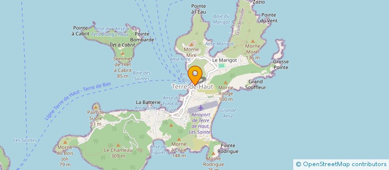localisation de l'entreprise MONSIEUR QUENTIN DABRIOU à TERRE-DE-HAUT