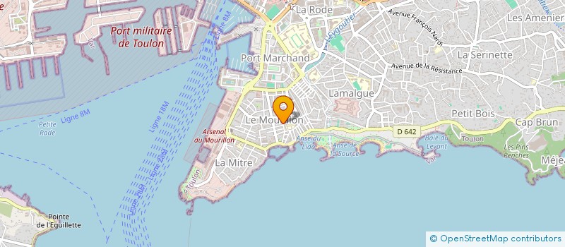 localisation de l'entreprise MONSIEUR QUENTIN DAGNAUD  TOULON