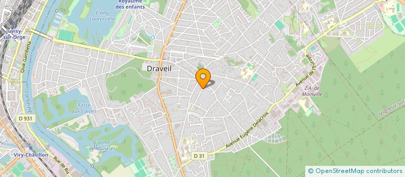 localisation de l'entreprise MONSIEUR QUENTIN DALL'O à DRAVEIL