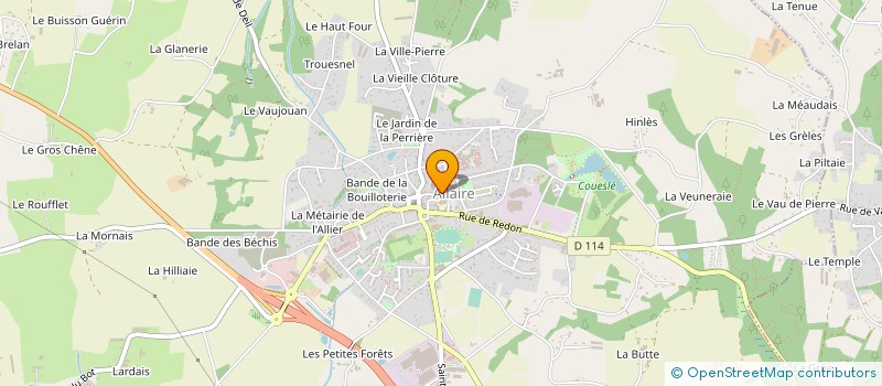 localisation de l'entreprise MONSIEUR QUENTIN DAMBREVILLE  ALLAIRE