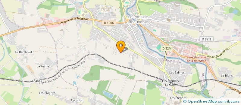 localisation de l'entreprise MONSIEUR QUENTIN DAO CASTELLANA  LE PONT-DE-BEAUVOISIN