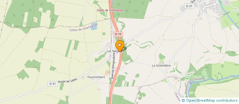 localisation de l'entreprise MONSIEUR QUENTIN DARDILLAC à VERTEUIL-SUR-CHARENTE
