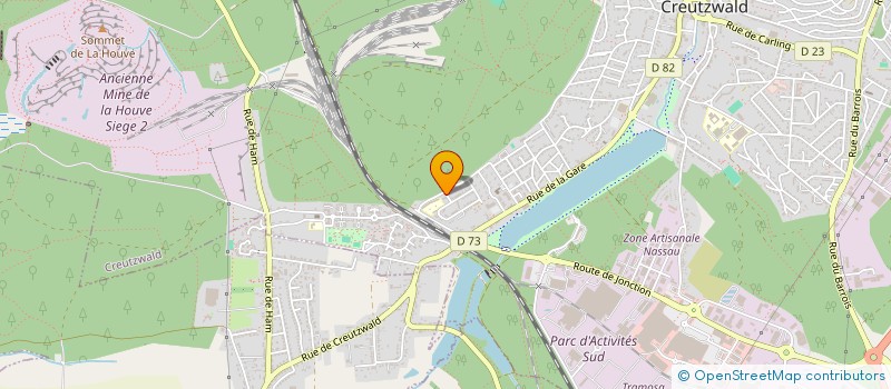 localisation de l'entreprise MONSIEUR QUENTIN DARE  CREUTZWALD