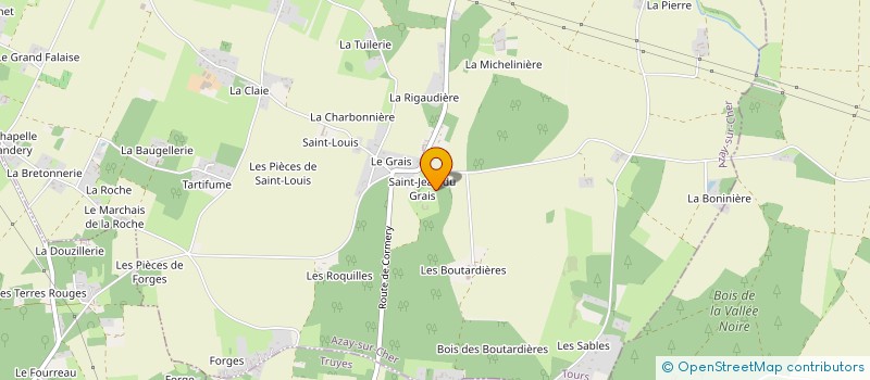 localisation de l'entreprise MONSIEUR QUENTIN DARRASSE  AZAY-SUR-CHER