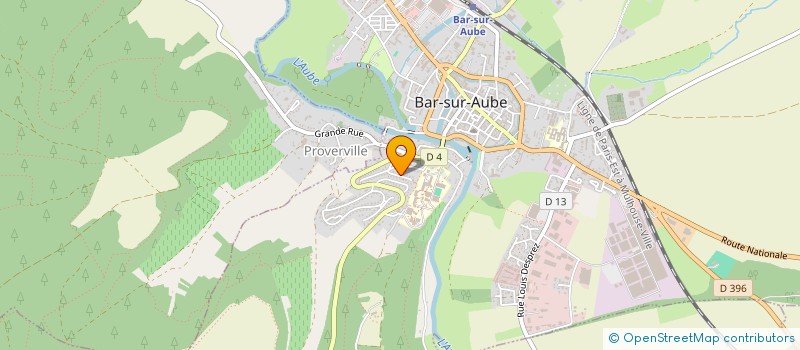 localisation de l'entreprise MONSIEUR QUENTIN DARSONVAL  BAR-SUR-AUBE