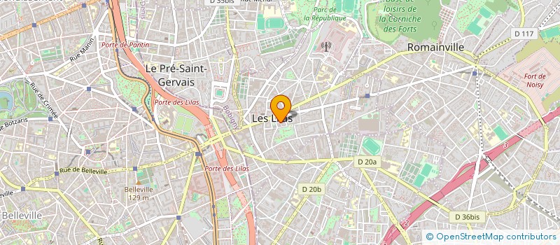 localisation de l'entreprise MONSIEUR QUENTIN DASSY à LES LILAS