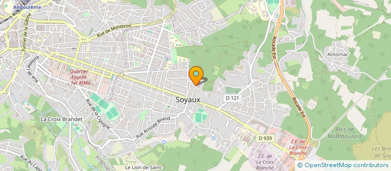 localisation de l'entreprise MONSIEUR QUENTIN DAUCH à ANGOULEME