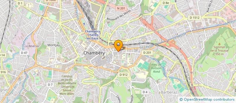 localisation de l'entreprise MONSIEUR QUENTIN DAVANSEAU à CHAMBERY