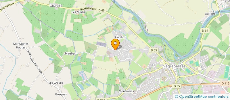 localisation de l'entreprise MONSIEUR QUENTIN DAZA  NEGREPELISSE