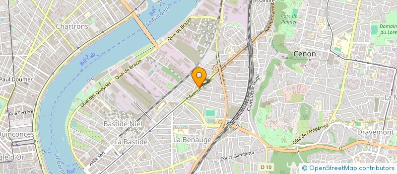 localisation de l'entreprise MONSIEUR QUENTIN DE BOSREDON COMBRAILLES  BORDEAUX