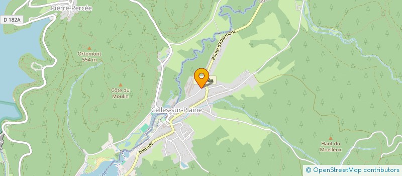 localisation de l'entreprise MONSIEUR QUENTIN DE FARIA  CELLES-SUR-PLAINE