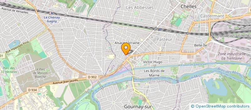 localisation de l'entreprise MONSIEUR QUENTIN DE FUENTES  CHELLES