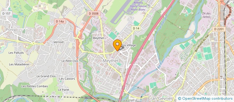 localisation de l'entreprise MONSIEUR QUENTIN DE WARREN  ANNECY