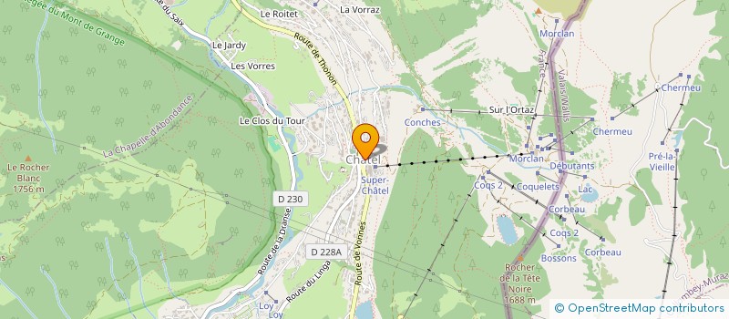 localisation de l'entreprise MONSIEUR QUENTIN DECOURSIER à CHATEL
