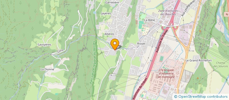 localisation de l'entreprise MONSIEUR QUENTIN DEFRANCE  VARCES-ALLIERES-ET-RISSET