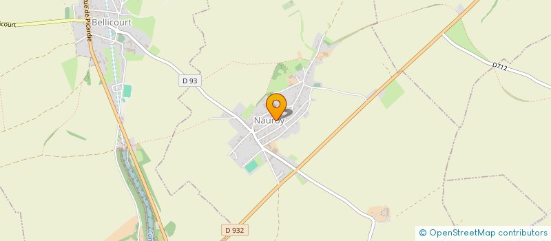 localisation de l'entreprise MONSIEUR QUENTIN DEFRENNE  NAUROY