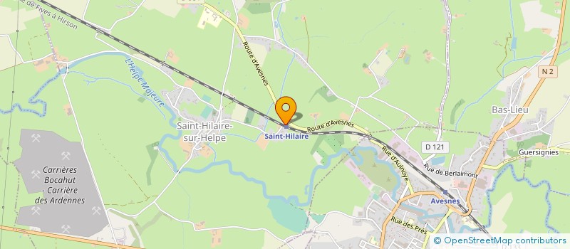 localisation de l'entreprise MONSIEUR QUENTIN DEFREYNE à SAINT-HILAIRE-SUR-HELPE