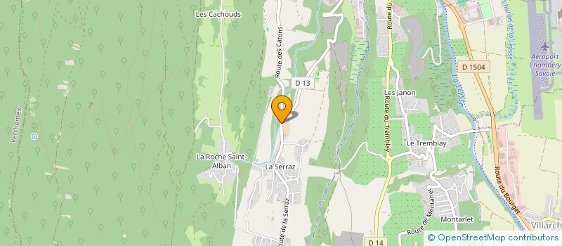 localisation de l'entreprise MONSIEUR QUENTIN DEGRANGE  LE BOURGET-DU-LAC