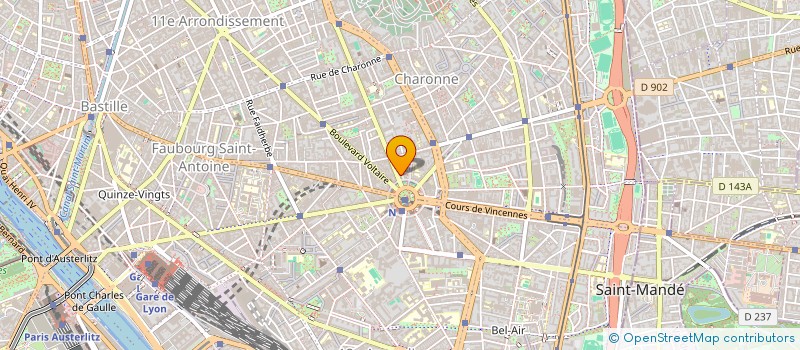 localisation de l'entreprise MONSIEUR QUENTIN DELACHAUX  PARIS