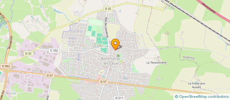 localisation de l'entreprise MONSIEUR QUENTIN DELCOUR à BONCHAMP-LES-LAVAL