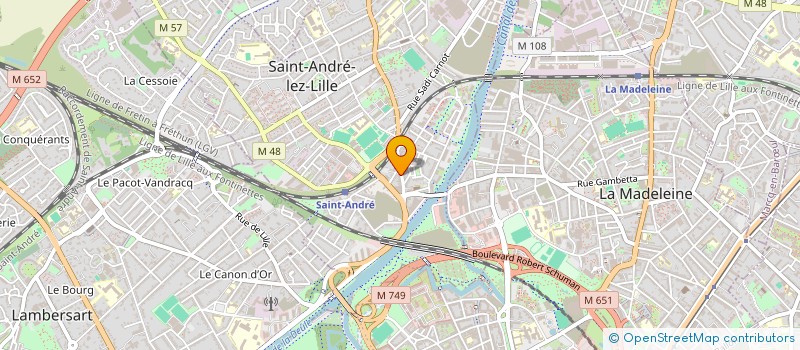 localisation de l'entreprise MONSIEUR QUENTIN DELELIS  SAINT-ANDRE-LEZ-LILLE