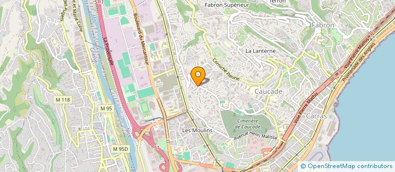 localisation de l'entreprise MONSIEUR QUENTIN DELHALLE  NICE