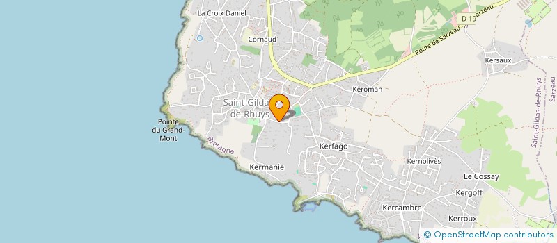 localisation de l'entreprise MONSIEUR QUENTIN DELILLE  SAINT-GILDAS-DE-RHUYS