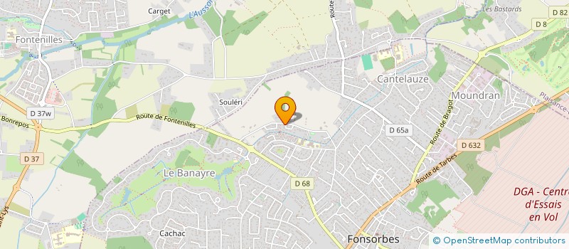 localisation de l'entreprise MONSIEUR QUENTIN DELLAC à FONSORBES