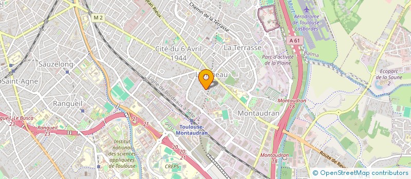 localisation de l'entreprise MONSIEUR QUENTIN DELMAS à TOULOUSE