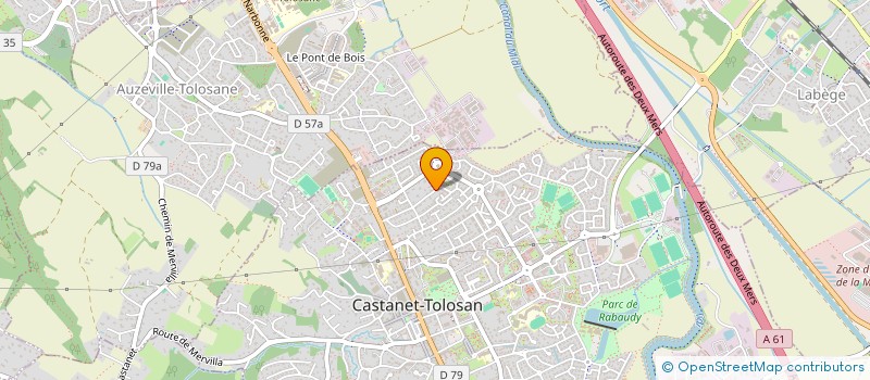 localisation de l'entreprise MONSIEUR QUENTIN DELOBEL  CASTANET-TOLOSAN