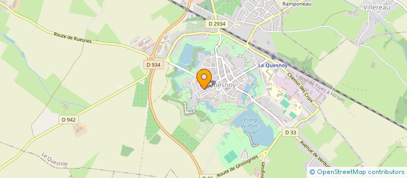 localisation de l'entreprise MONSIEUR QUENTIN DELOOF à LE QUESNOY