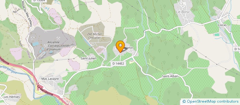 localisation de l'entreprise MONSIEUR QUENTIN DELOUSTAL  LE BOSC