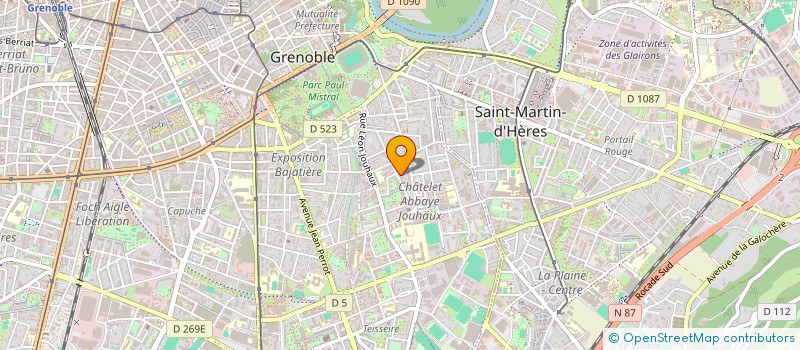 localisation de l'entreprise MONSIEUR QUENTIN DELUCHAT  GRENOBLE