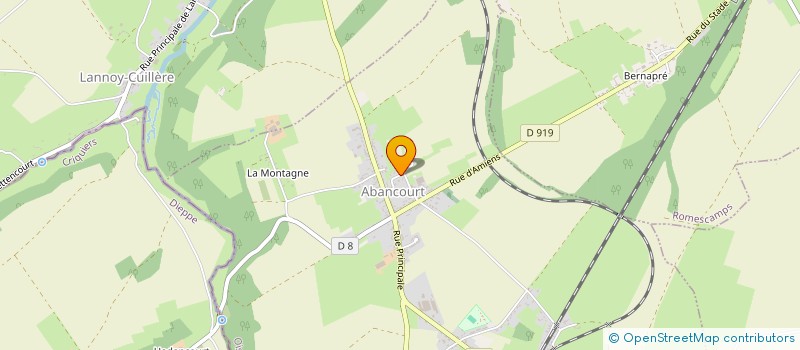 localisation de l'entreprise MONSIEUR QUENTIN DEMAUX  ABANCOURT