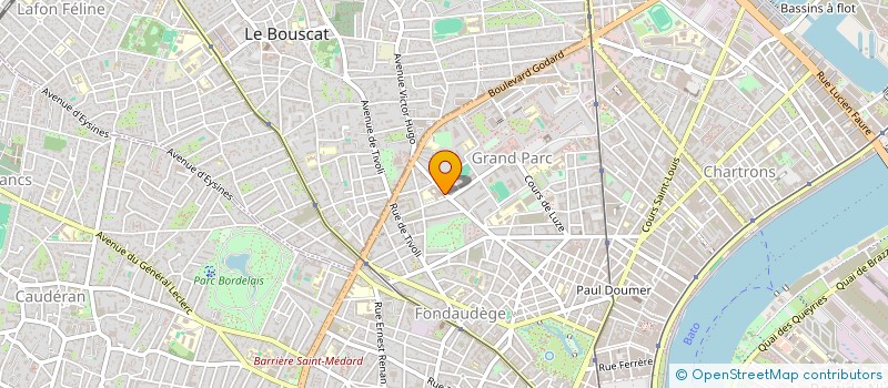 localisation de l'entreprise MONSIEUR QUENTIN DENOST à BORDEAUX