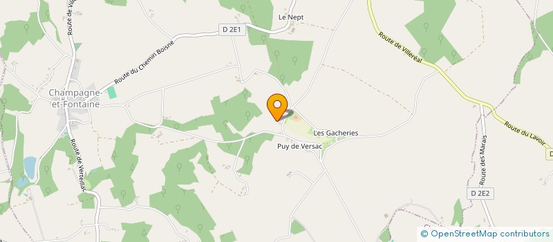 localisation de l'entreprise MONSIEUR QUENTIN DEREUMAUX  BERTRIC-BUREE