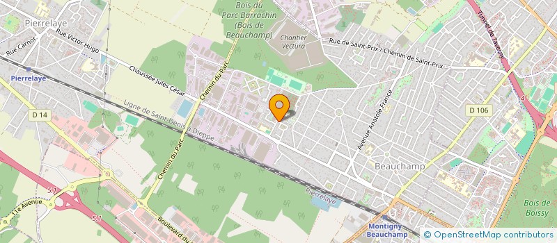 localisation de l'entreprise MONSIEUR QUENTIN DERVILLE  BEAUCHAMP