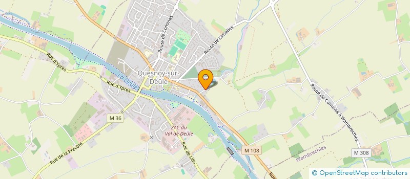 localisation de l'entreprise MONSIEUR QUENTIN DESRUMAUX à QUESNOY-SUR-DEULE